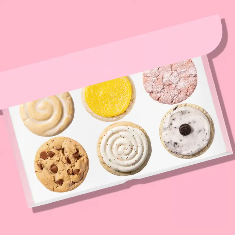 Crumbl Cookies Large Desserts 6 Pack